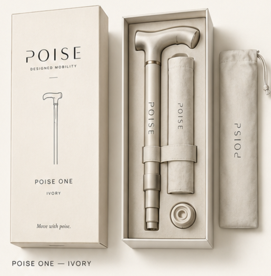 Poise I in warm ivory, boxed
